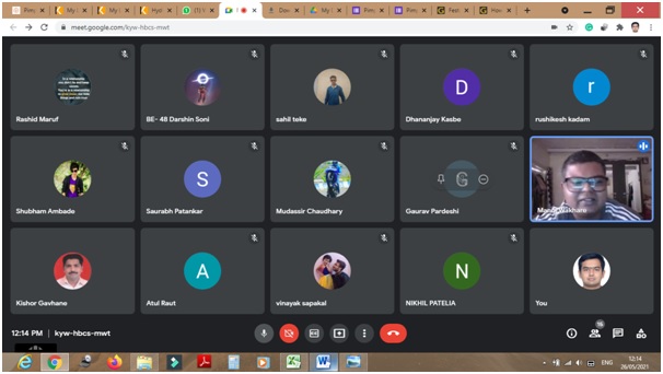 Alumni Meet on 26th May 2021 at Pimpri Chinchwad Polytechnic