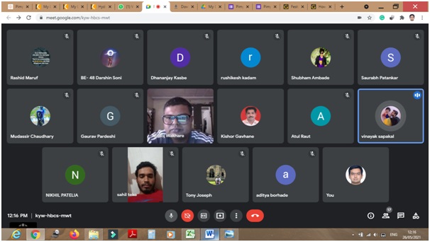 Alumni Meet on 26th May 2021 at Pimpri Chinchwad Polytechnic