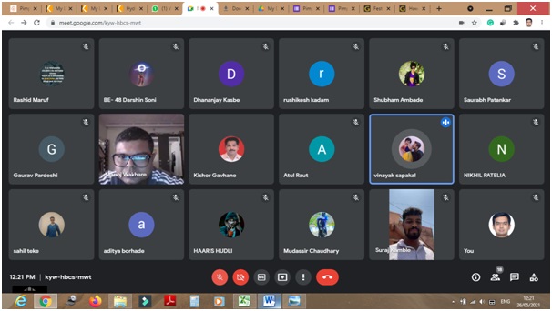 Alumni Meet on 26th May 2021 at Pimpri Chinchwad Polytechnic