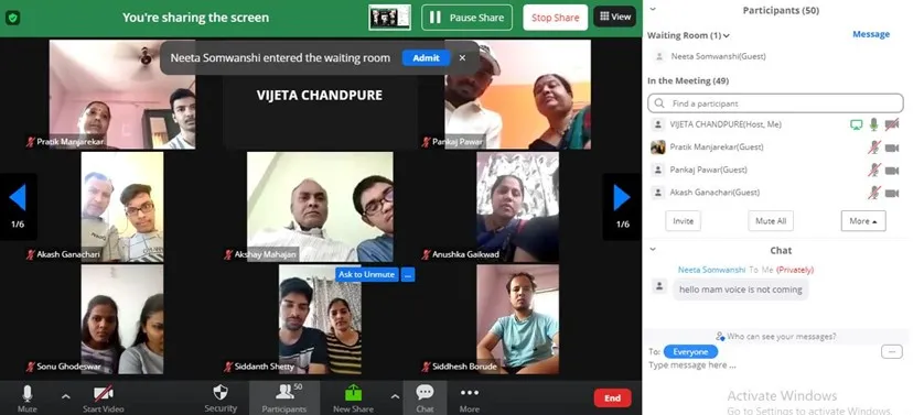 FY student’s interaction with Alumni