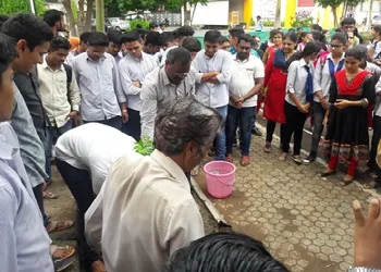 Tree plantation at Pimpri Chinchwad Polytechnic College