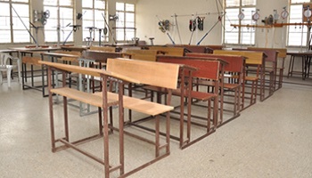 Civil Engineering practical lab at Pimpri Chinchwad Polytechnic.
