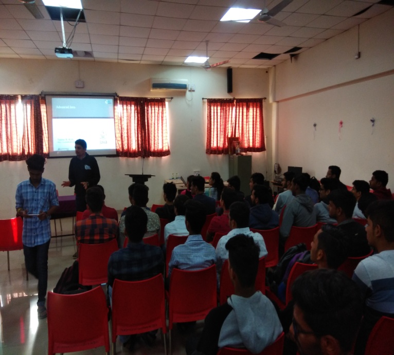 Guest Lecture on Advanced Java Programming conducted for Third Year Students on 30th  Jan  2019 by Tushar Kute(Researcher at Mittusbillogies)