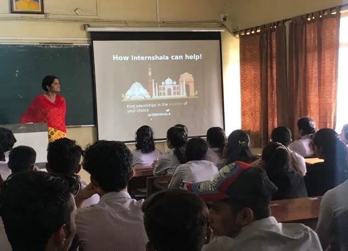 Internship conducted on 30th July 2019 for Second year and Third year students