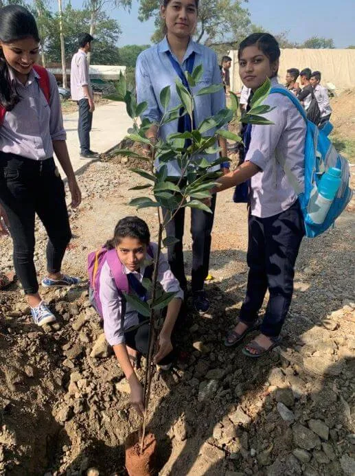 Tree Plantation activity under Art circle at PCPolytechnic