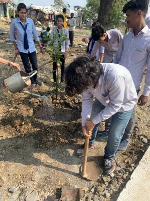 Tree Plantation activity under Art circle at PCPolytechnic