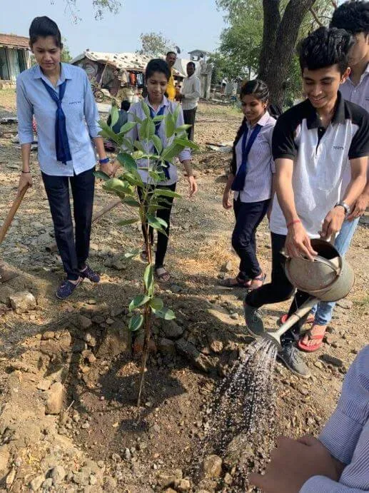 Tree Plantation activity under Art circle at PCPolytechnic