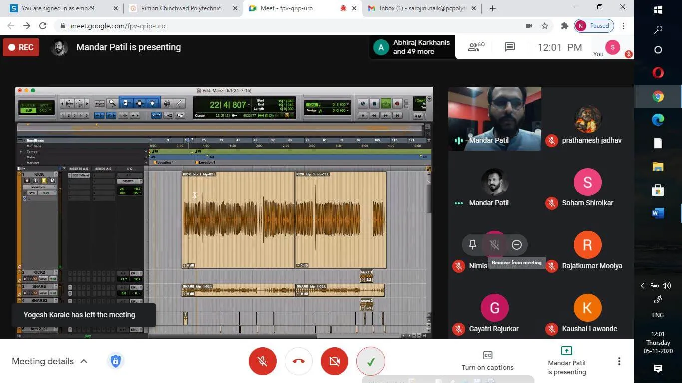 Webinar on ‘Audio Processing’