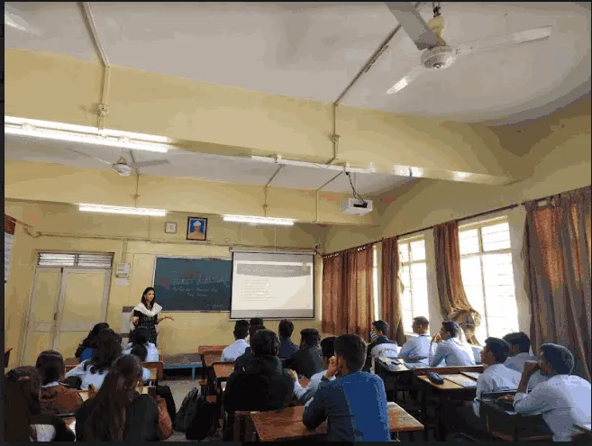 Expert lecture Conducted on Confidence Building and Public Speaking