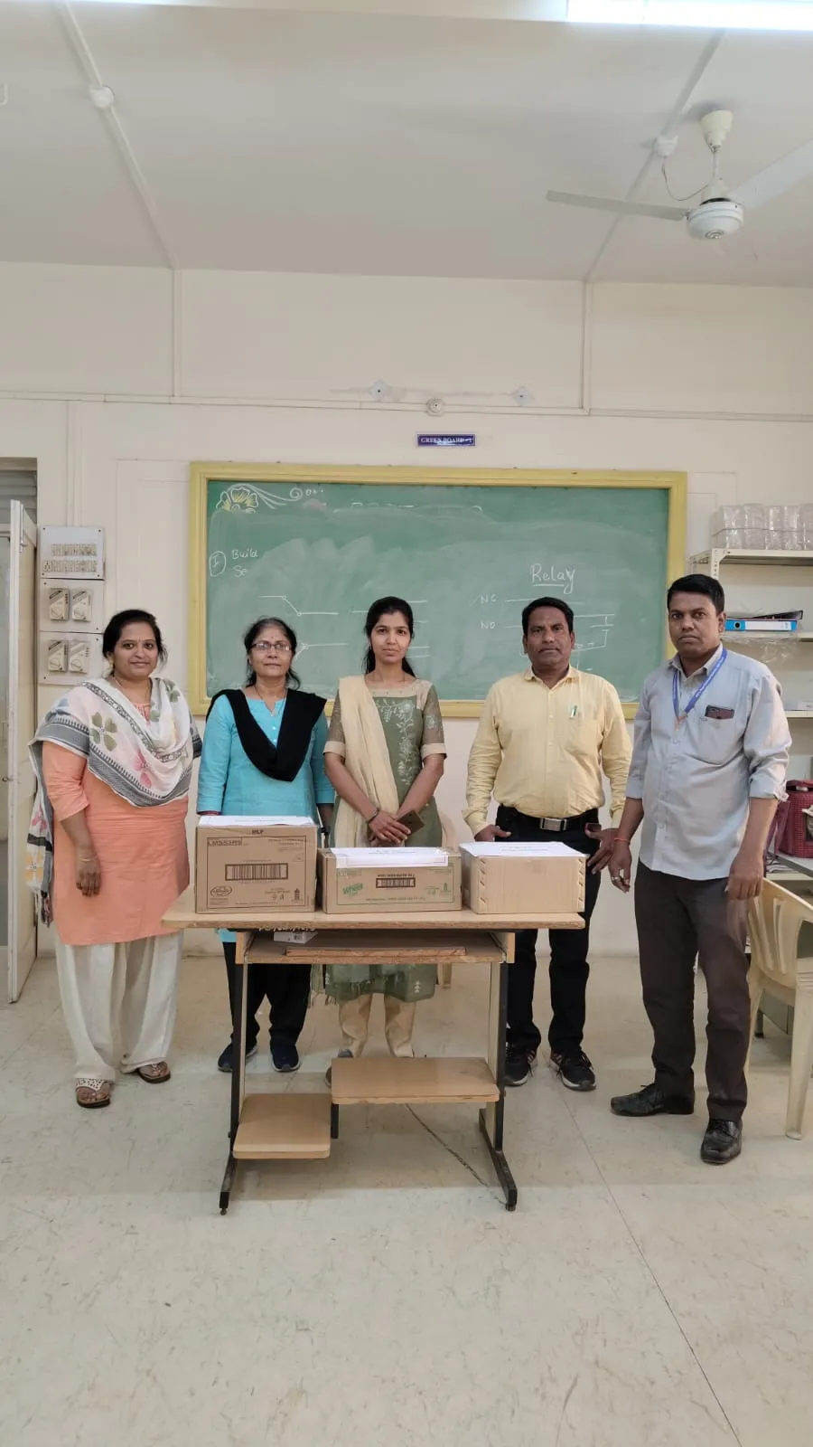 Donation drive activity under Unnat Bharat