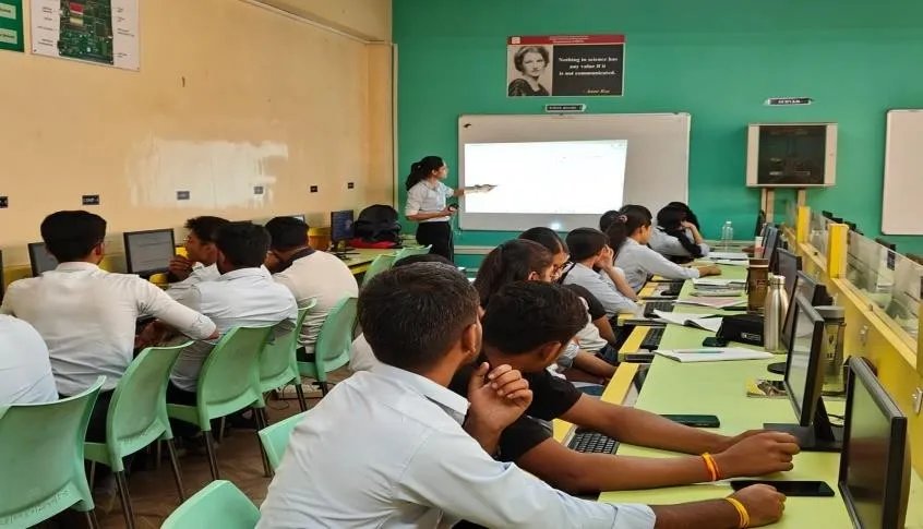 TYEJ workshop on HMI and Industrial applications by Mrs.Rekha Pawar, Arthtech automation Ltd, Ravet