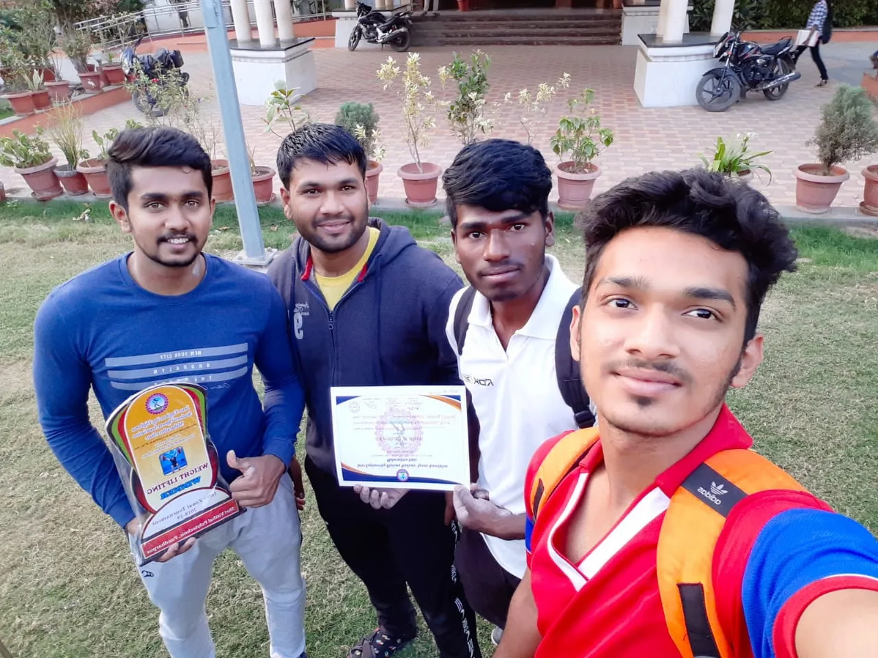 Student Participation in S.V.E.R.I.’s  College of Engineering, Phandarpur State level weight Lifting Competition2