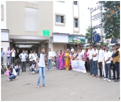 Save water campaign at Pimpri Chinchwad Polytechnic College