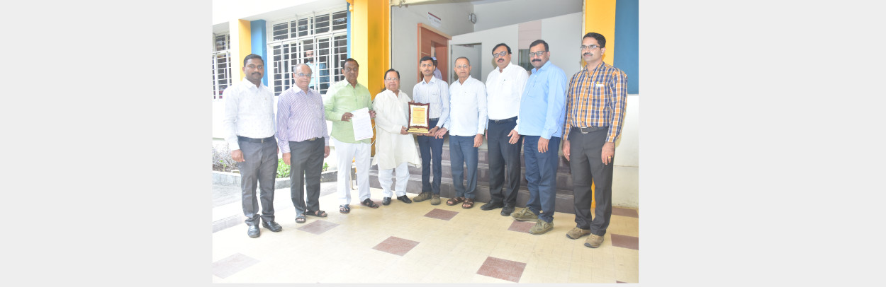 Third Year Mechanical STUDENT Pratik Mahadev Sulake Awarded for Securing Third Rank at State Level MSBTE SUMMER 2019 Exam, PCPolytechnic