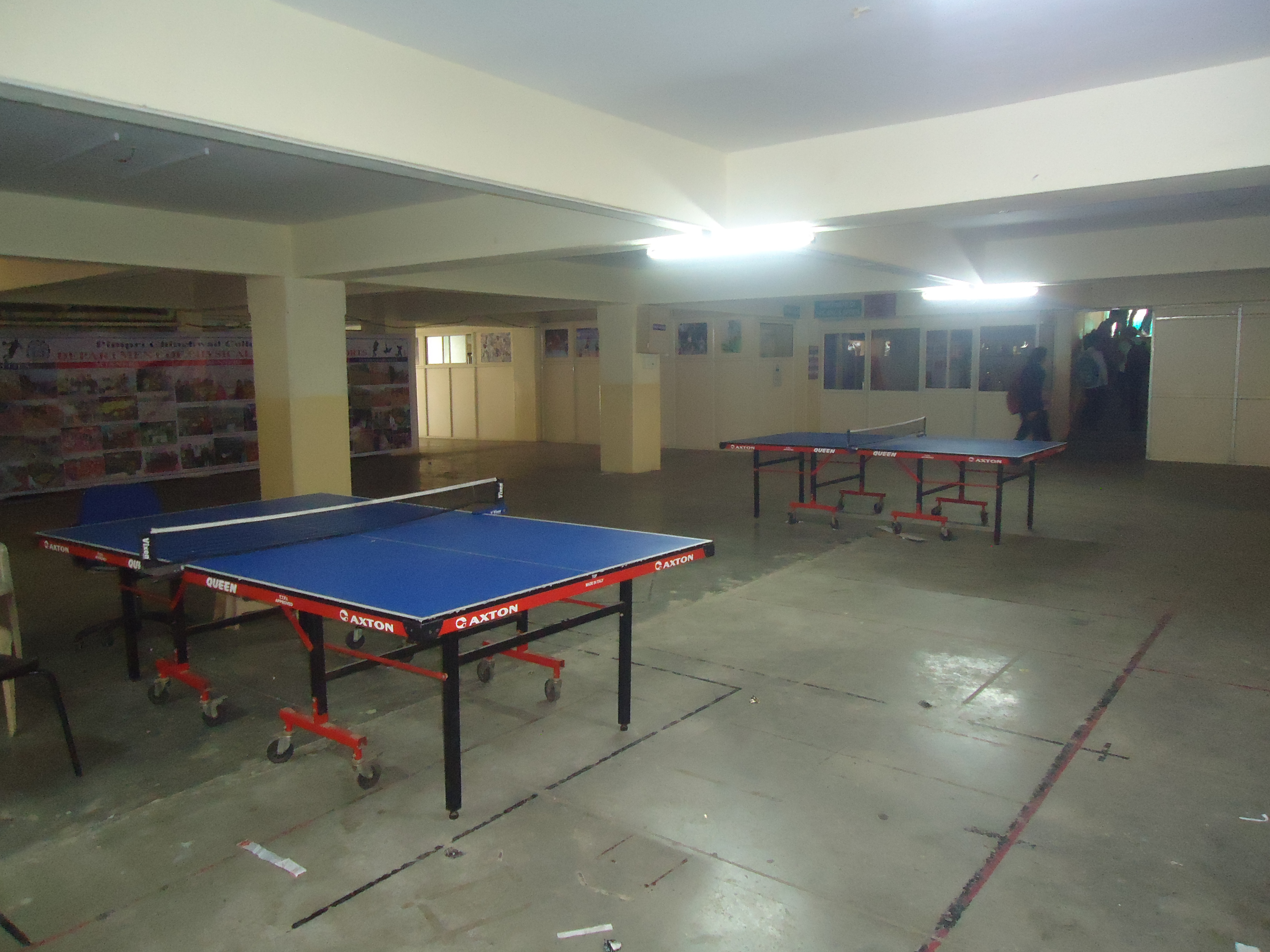Table tennis court at Pimpri Chinchwad Polytechnic College
