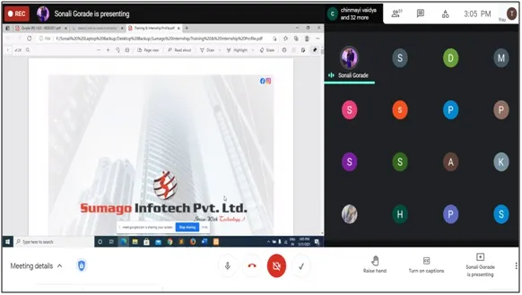 Web Technologies on 21st May 2021, PCP
