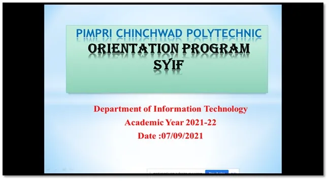 Orientation / Induction Program, PCP