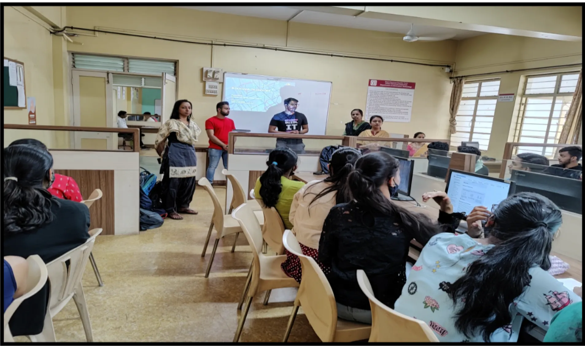 IT Department Organized Workshop for TYIF students, PCP