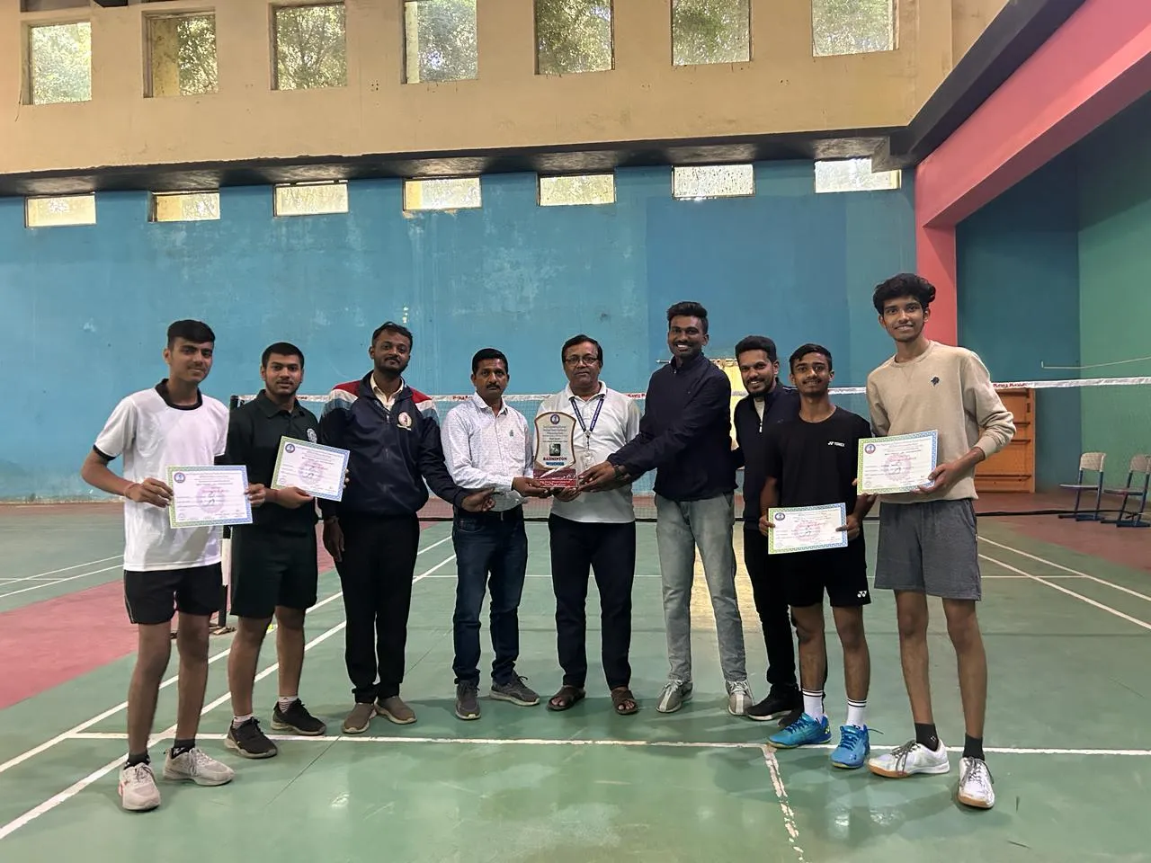 Badminton final match winners, PCP