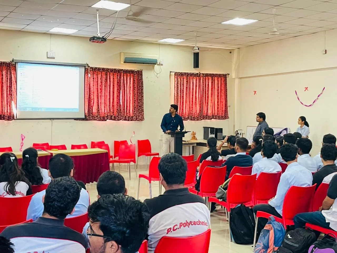 expert lecture conducted on the topic career guidance, PCP