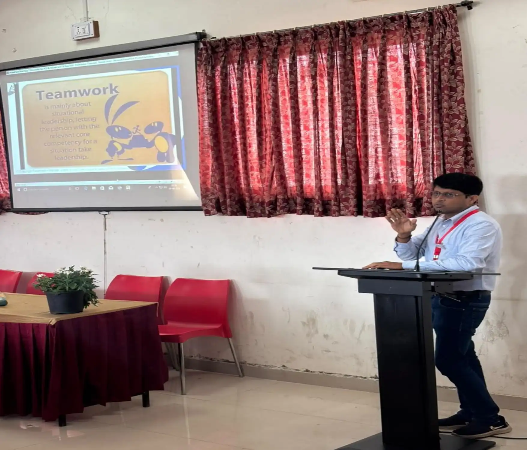 Lecture by Mr. Rahul Temkar