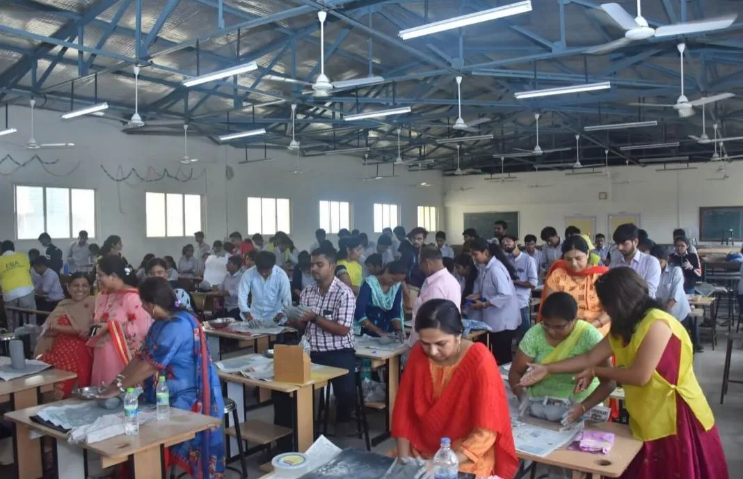 Eco friendly ganesha activity, PCPolytechnic college