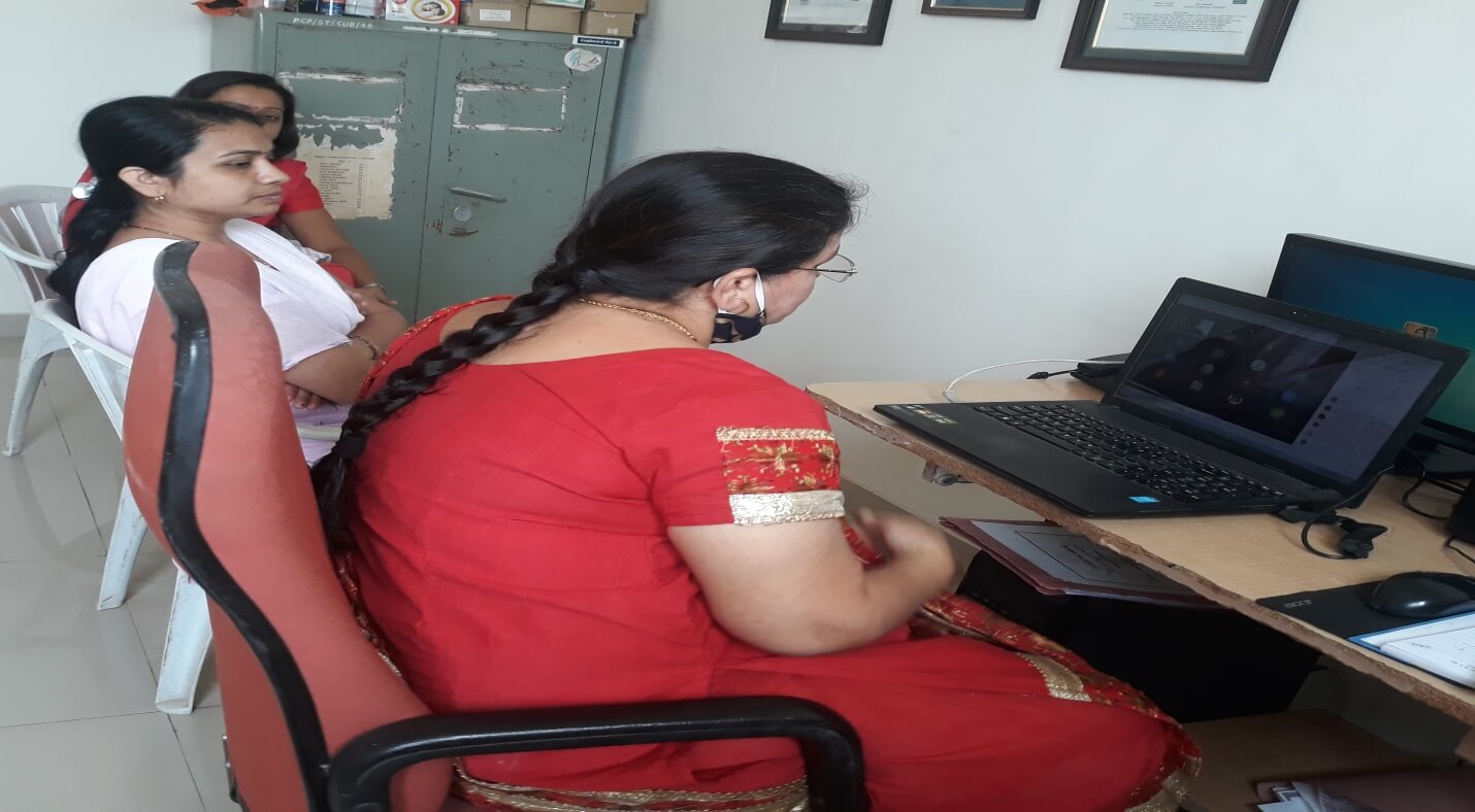 Online conduction of Induction Program and Staff interaction with student and their parents, PCP
