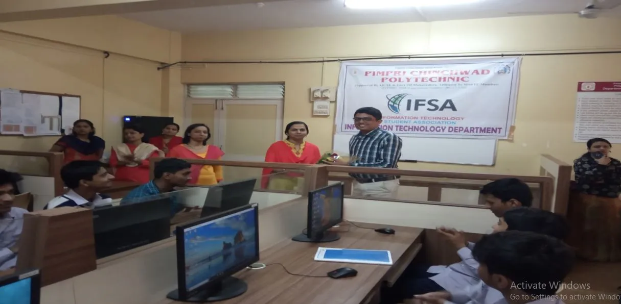 IT Department Workshop on “Multimedia Techniques” For SYIF Students, PCPolytechnic college