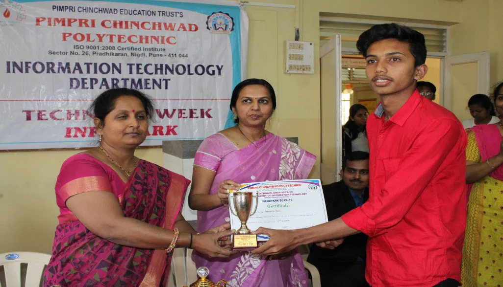Winner of TechPuzz Event, PCPolytechnic college