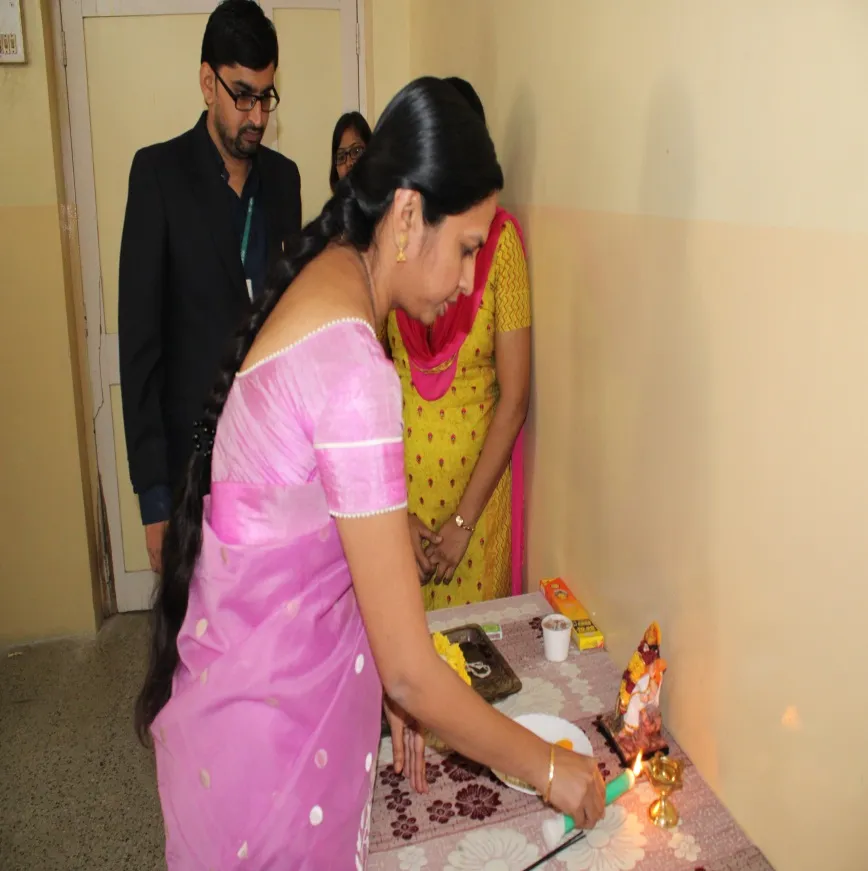 Saraswati Poojan By Guests. 2, PCPolytechnic college