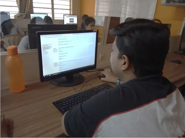 IT Department Conducted Spoken Tutorial Test of SYIF and TYIF students 2, PCPolytechnic college