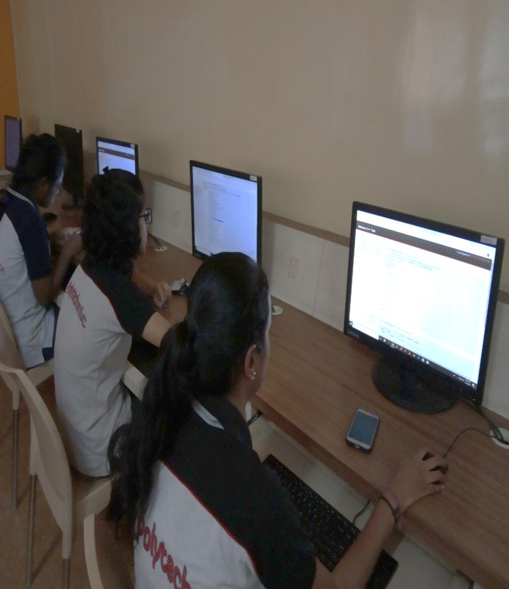 IT Department Conducted Spoken Tutorial Test of SYIF and TYIF students 7, PCPolytechnic college