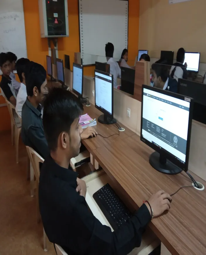 IT Department Conducted Spoken Tutorial Test of SYIF and TYIF students 8, PCPolytechnic college