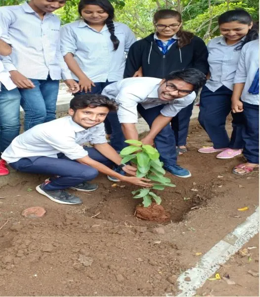 Tree plantation at college campus, PCPolytechnic college