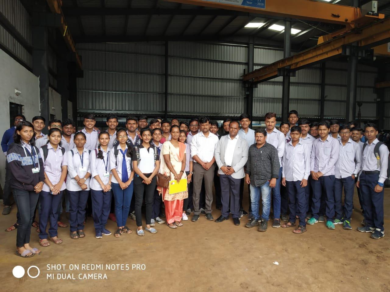 INDUSTRIAL VISIT TO SEMCO INFRACON PEB FACTORY ON 09/09/2019 SYME (REGULER)