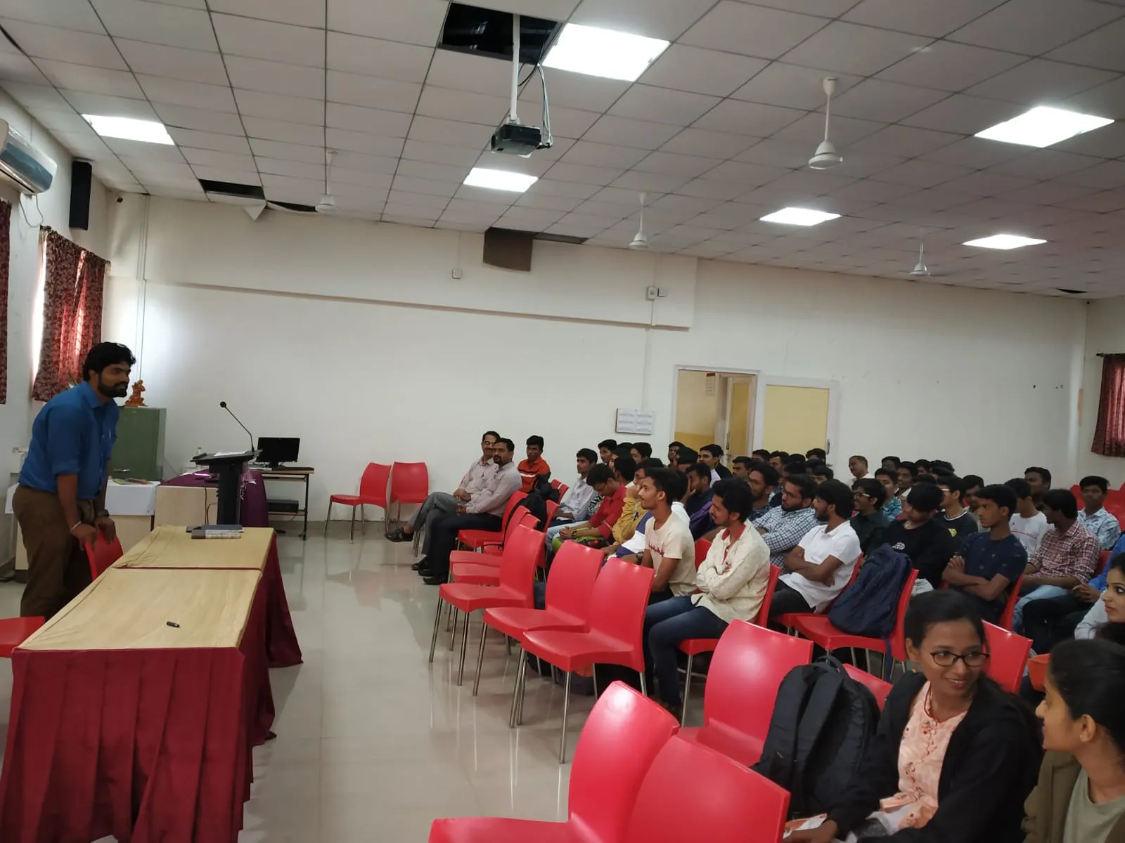 Mechanical Students was conducted on “Communication Skill and Personality Development”, PCP