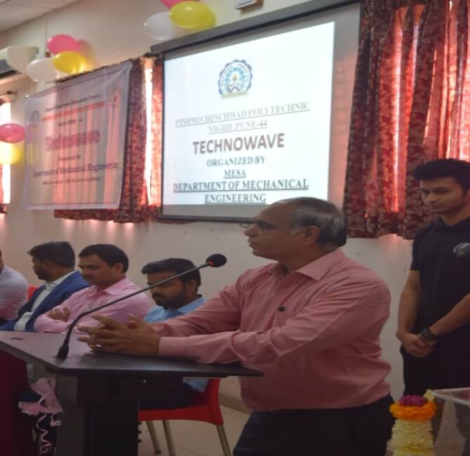 “TECHNOWAVE” organized by Mechanical Engineering Student on 18/01/2020, PCP