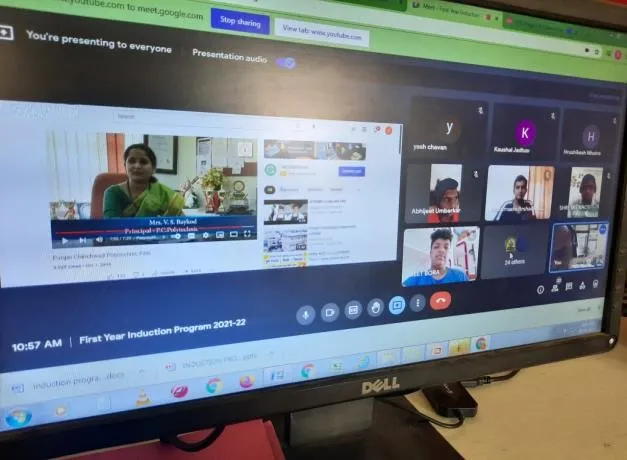 Online Induction Program for all FY students