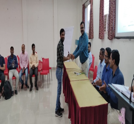 Alumni participating in fun games