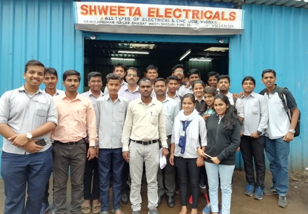 Industrial Visit To Shweeta Electricals & CNC job Work